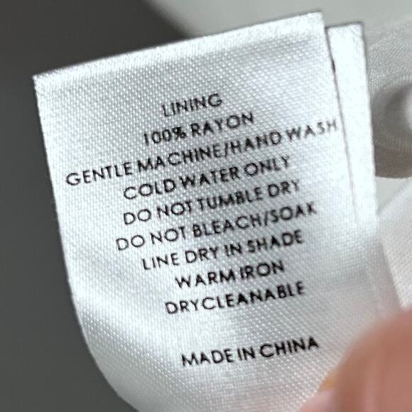 Sancia Revolve dress XS linen white Arcais Apron minimalist old money retro - Picture 12 of 12